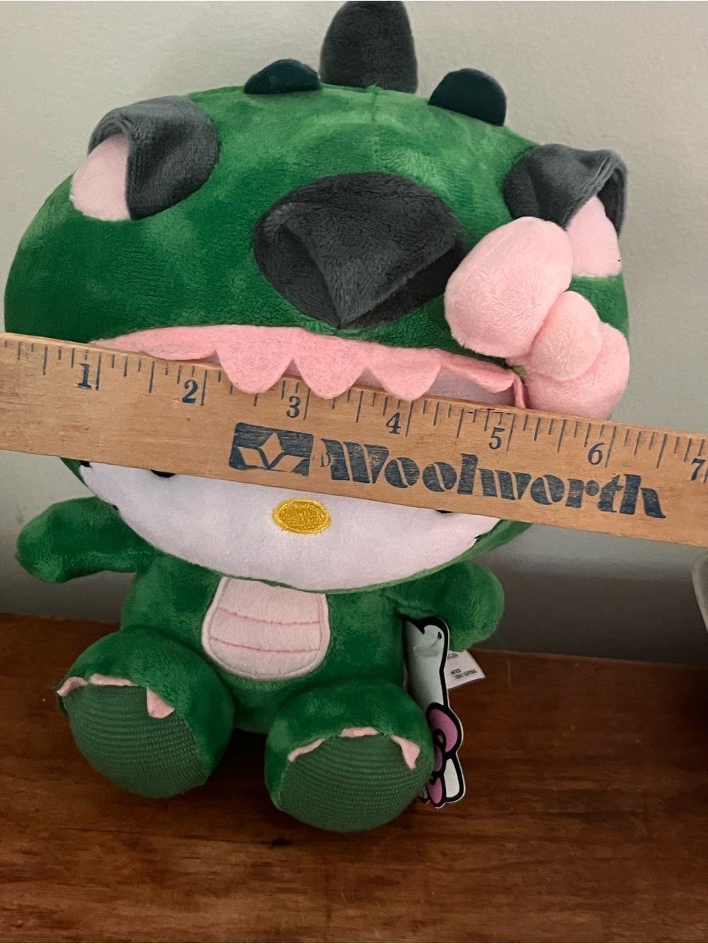 Sanrio Hello Kitty Plush Dinosaur Costume 9” Cute Toy Doll New W Tags - Picture 11 of 11